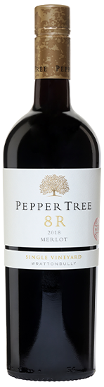 Pepper Tree Wines Premium Reserve Single Vineyard 8R Wrattonbully Merlot